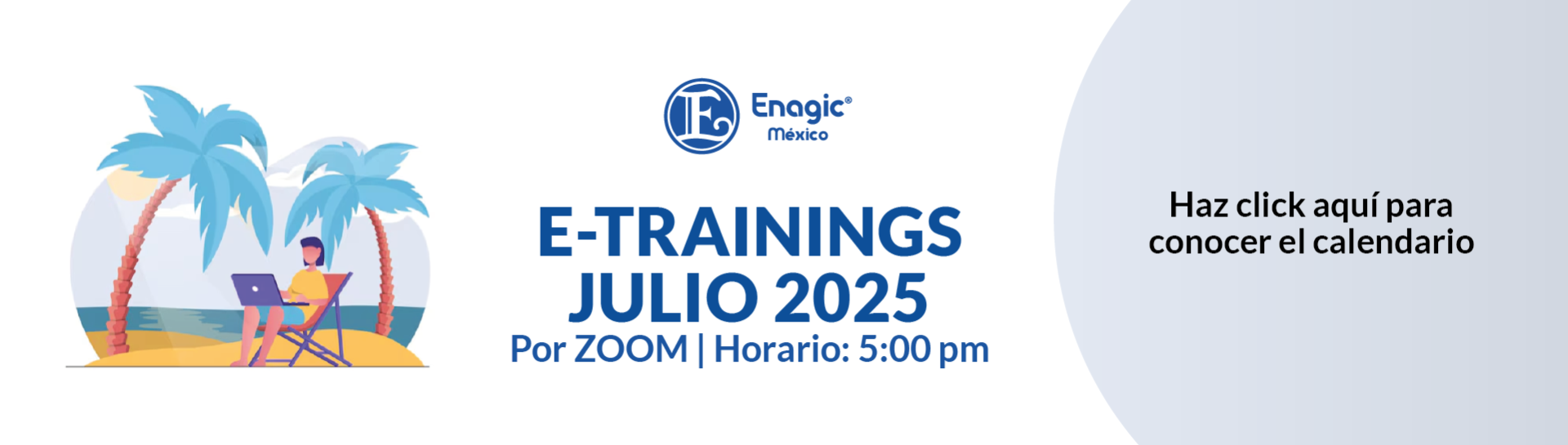 BANNER TRAININGS JULIO 2025